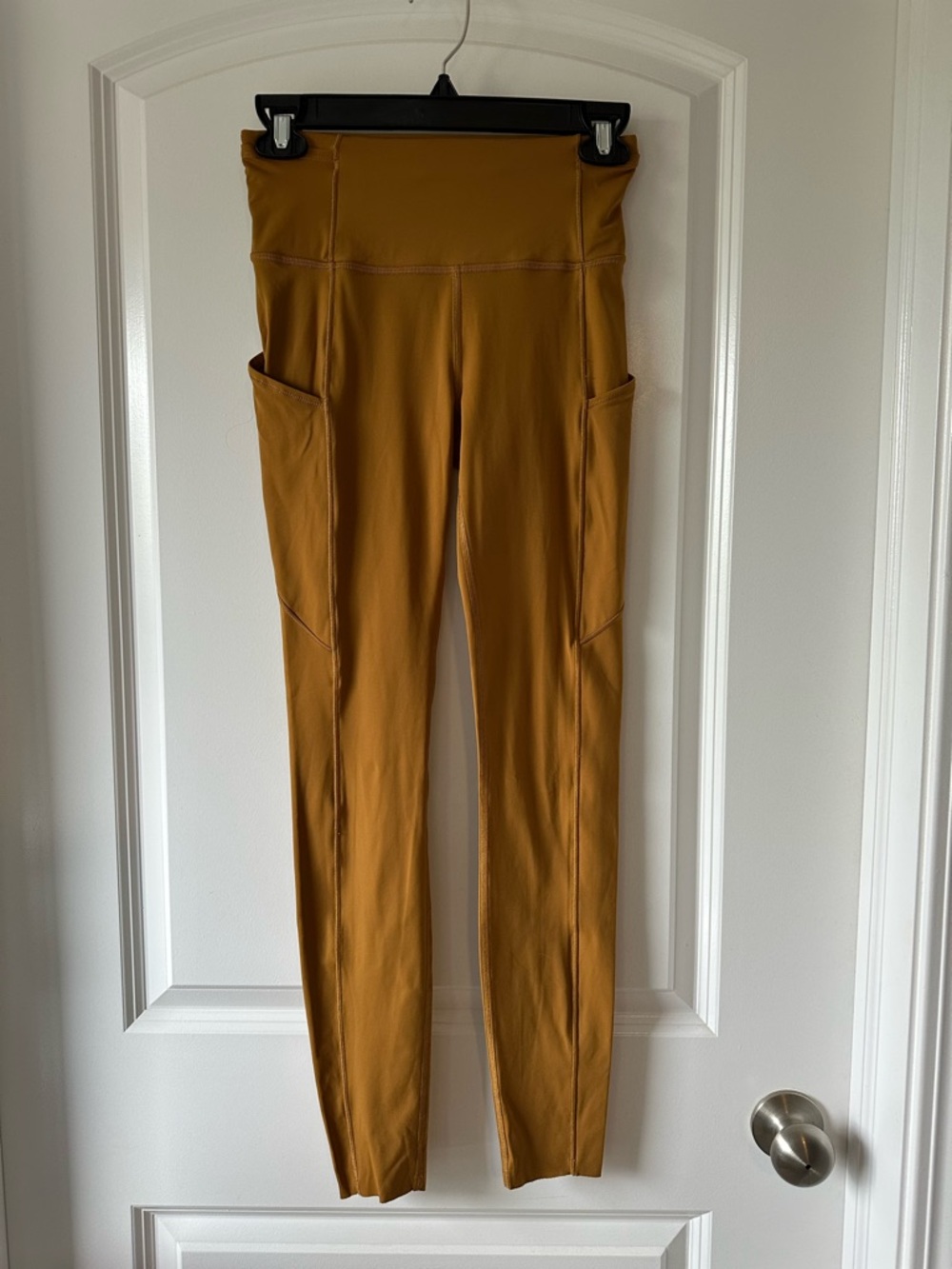 lululemon High-Waist Pocket Leggings in Mustard Gold